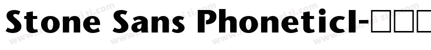 Stone Sans PhoneticI字体转换